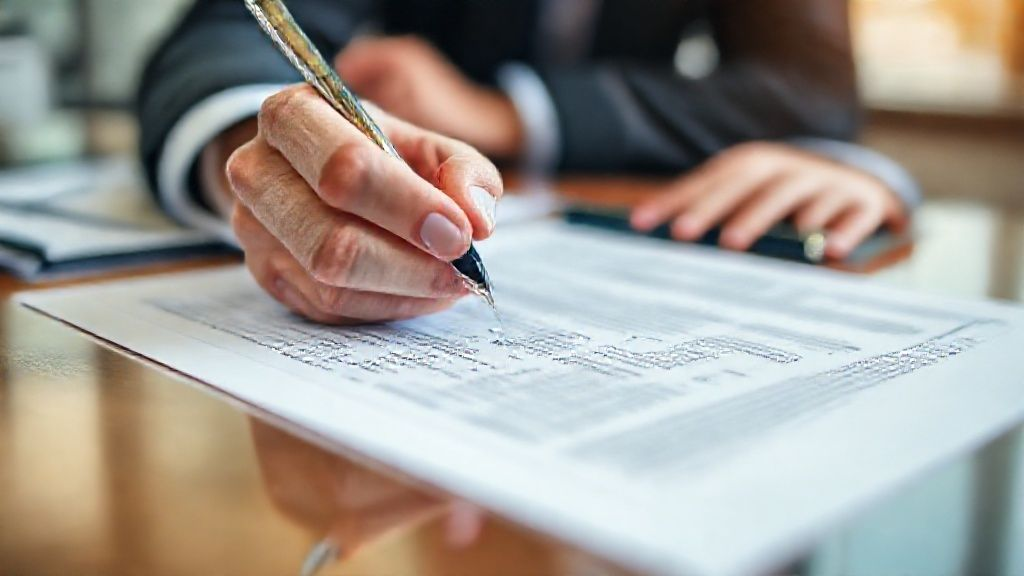 商业文件签署与笔迹