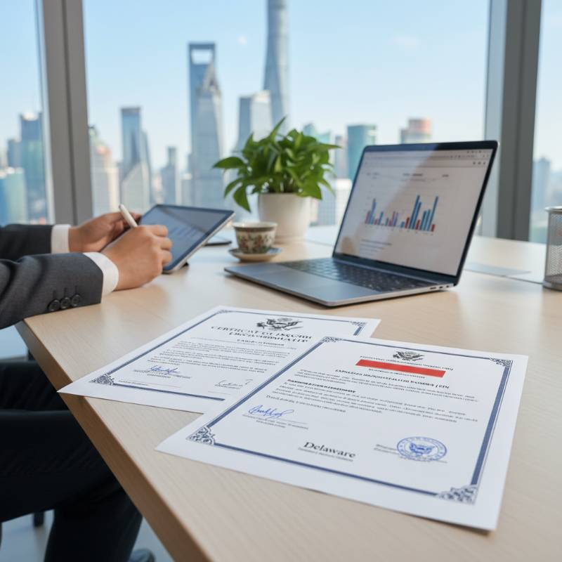 美国公司注册证书和EIN税号文件